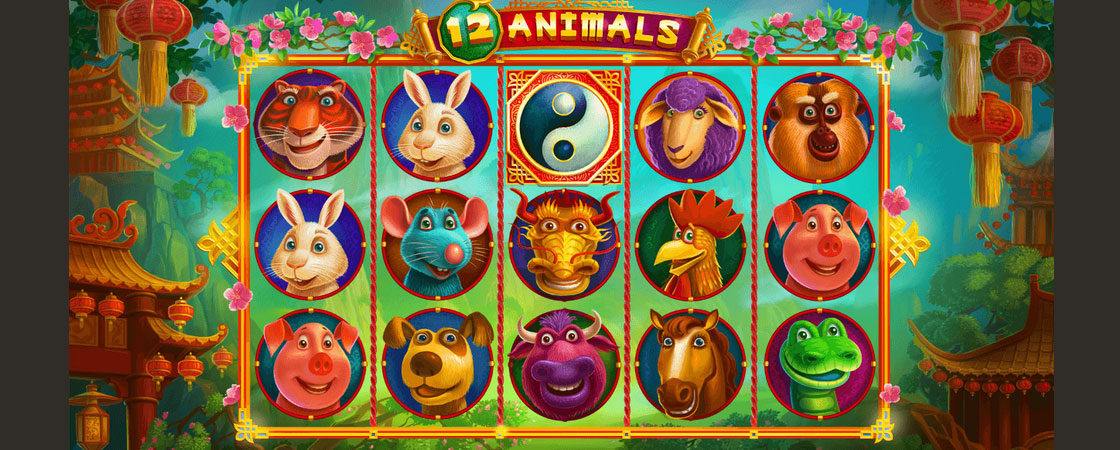 12 животных игровой автомат. 