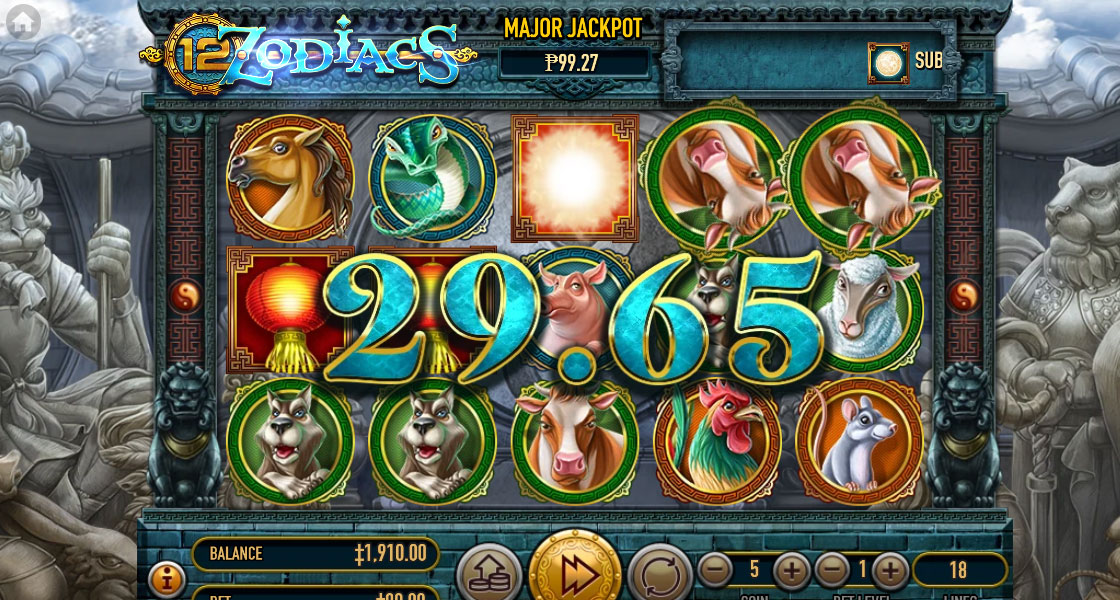 Игровой Автомат 12 Zodiacs. 